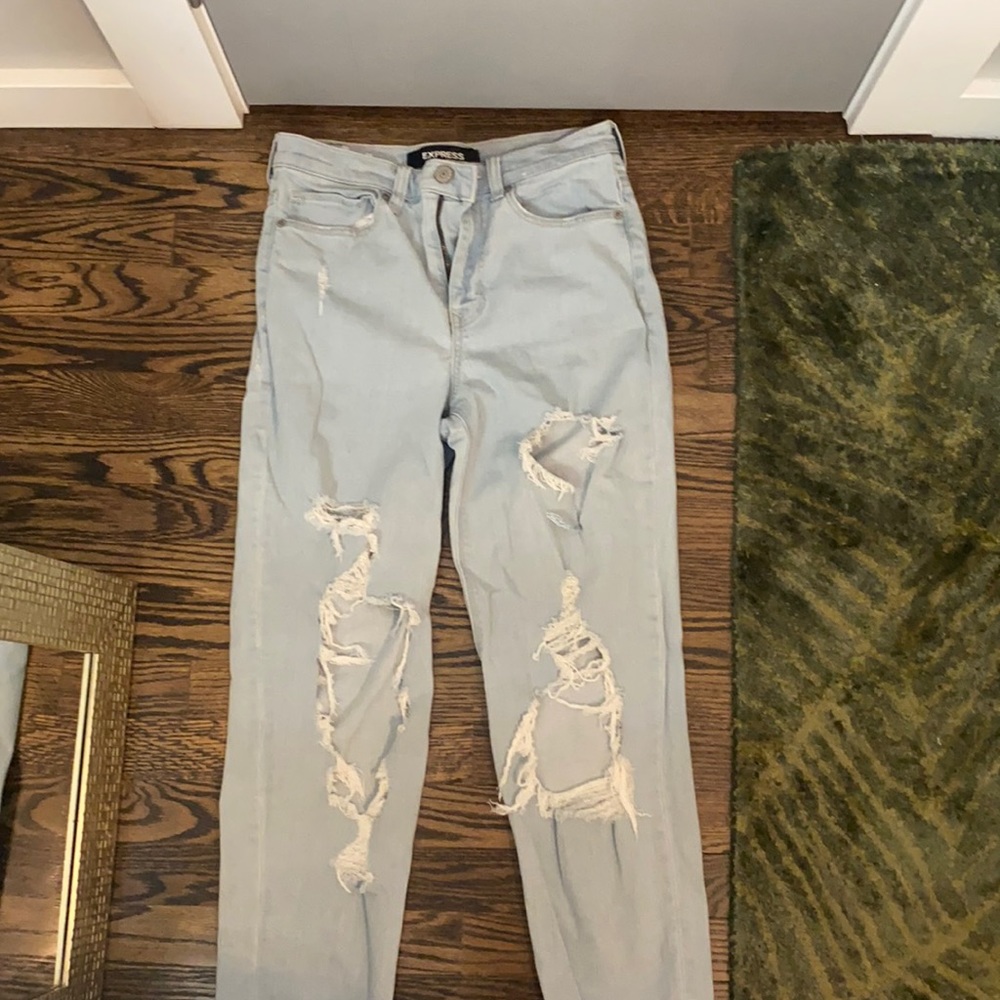Express jeans lightly worn